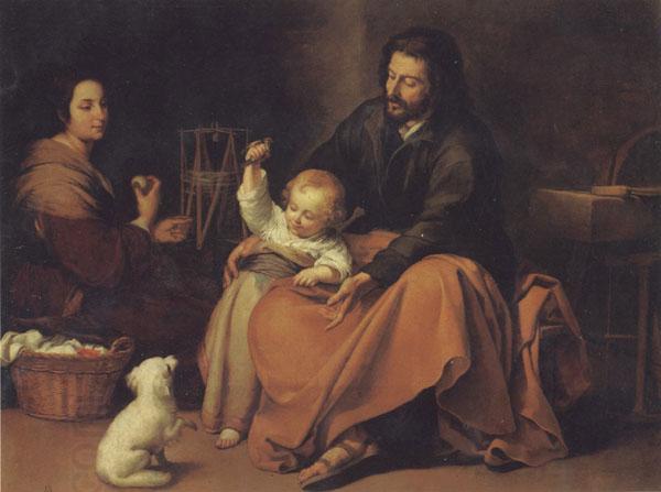 Bartolome Esteban Murillo The Holy Family with a Little bird China oil painting art